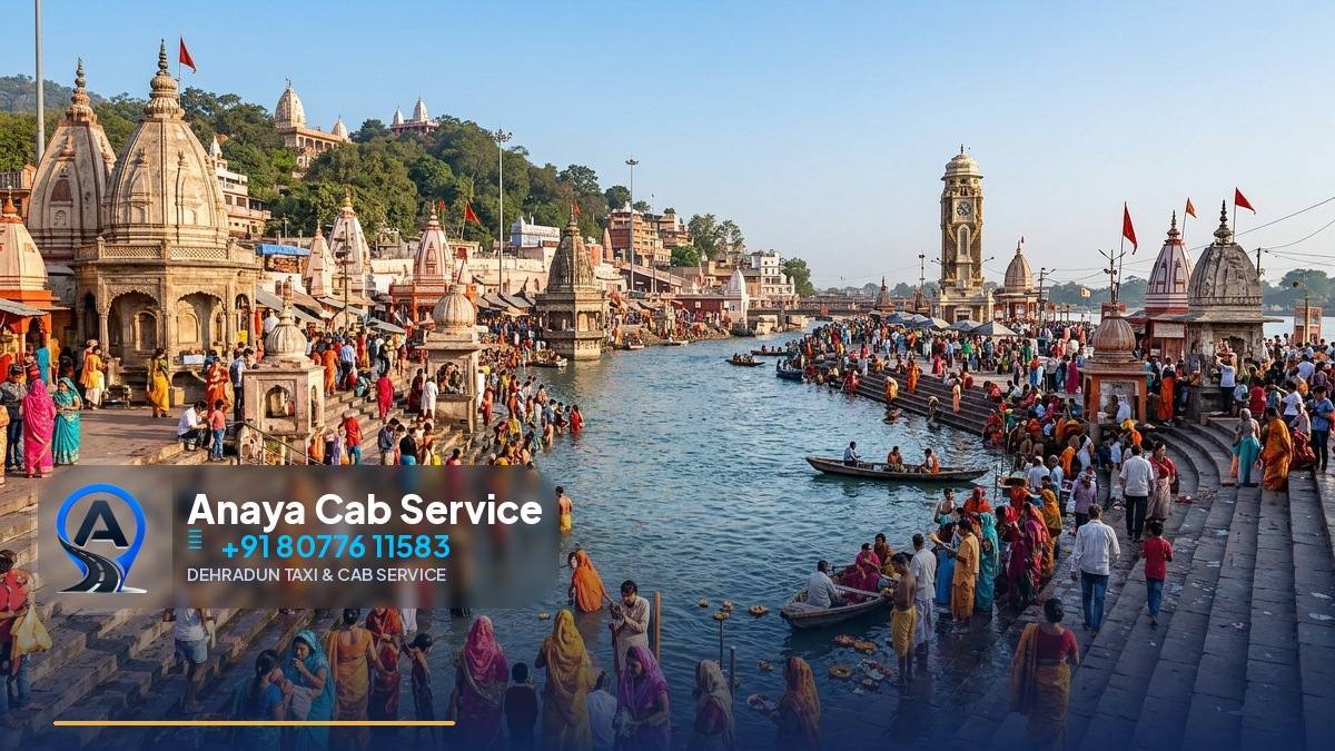Dehradun to Haridwar Taxi Fare 2026 | Anaya Cab