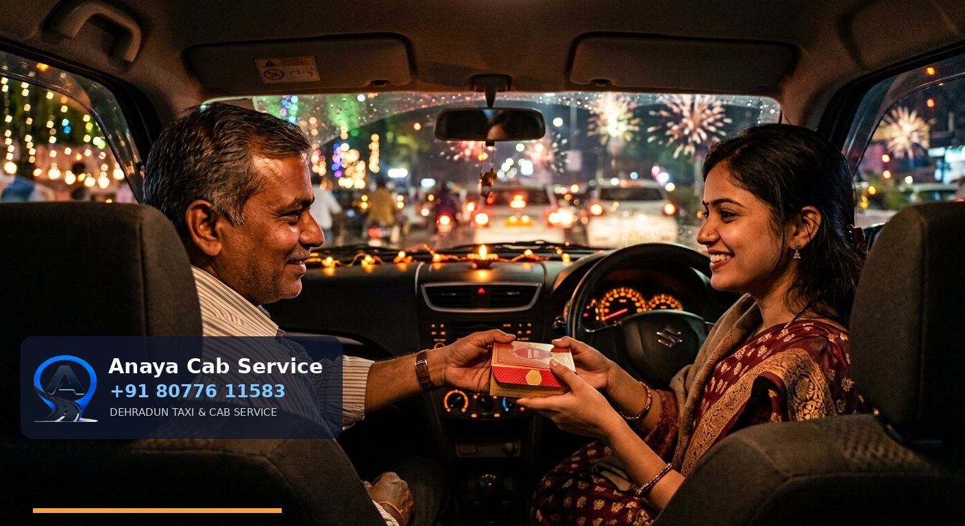 Diwali 2026 One-Way Cab from Dehradun to Delhi, NCR & Haridwar: Fares, Dates & Booking Plan