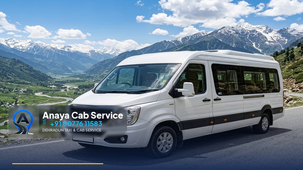 Tempo Traveller on Rent in Dehradun 2026 | Rates & Booking