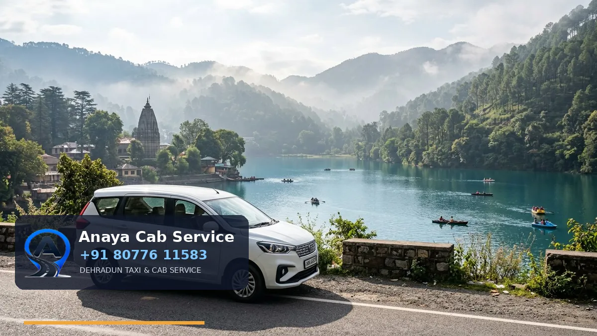 Dehradun to Bhimtal Taxi route