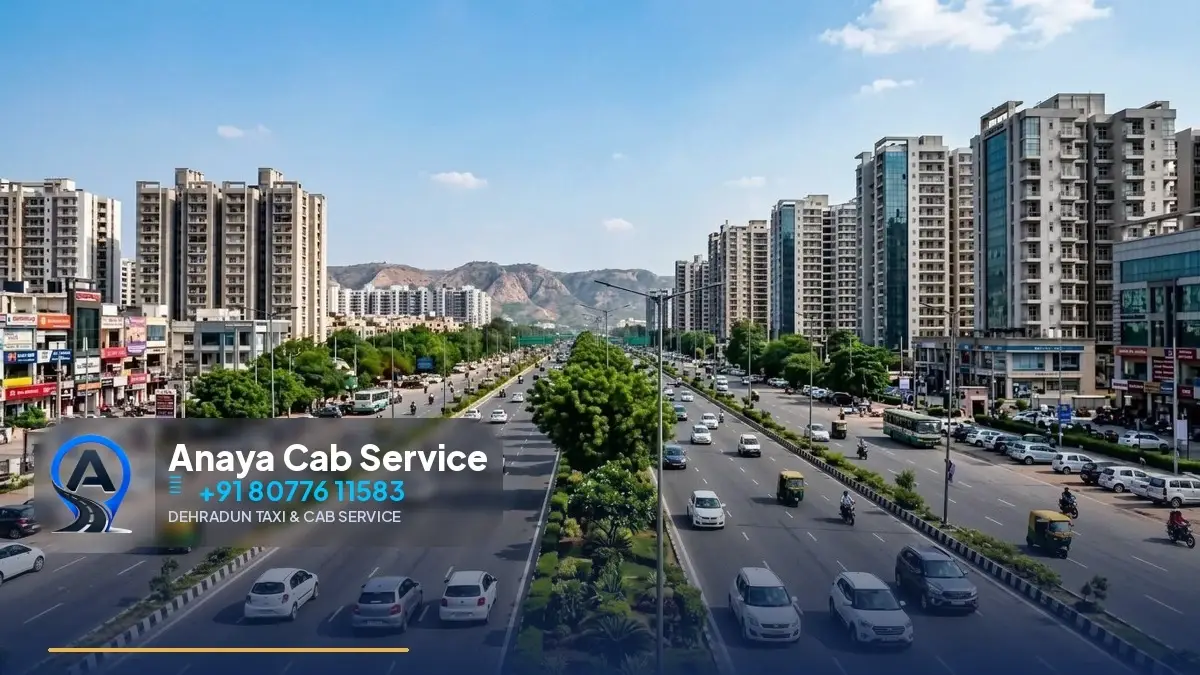 Dehradun to Faridabad Taxi route