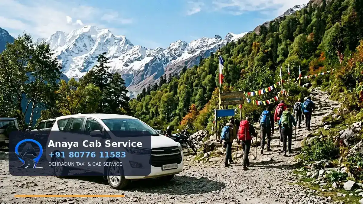 Dehradun to Hemkund Sahib Taxi route