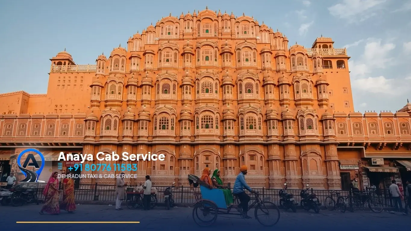 Dehradun to Jaipur Taxi route