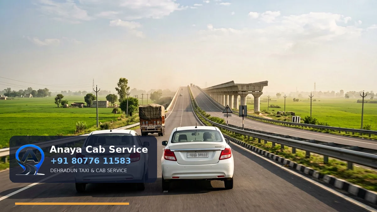 Dehradun to Jalandhar Taxi route