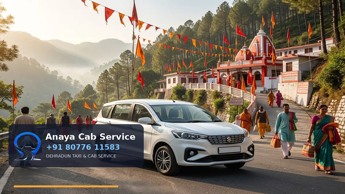 Dehradun to Kainchi Dham Taxi | Anaya Cab
