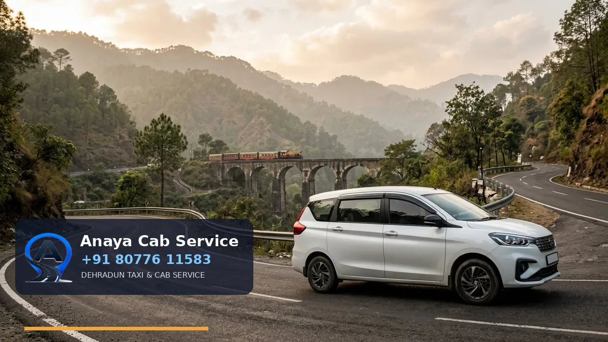 Dehradun to Kalka Taxi route