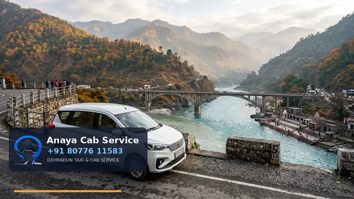Dehradun to Karnaprayag Taxi route