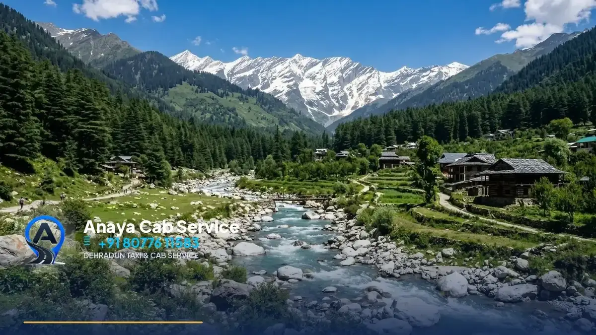 Dehradun to Manali Taxi route