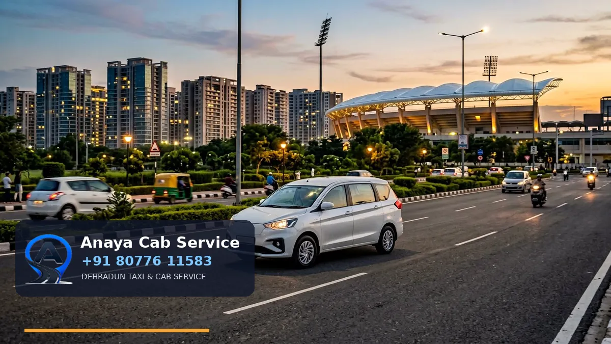 Dehradun to Mohali Taxi route