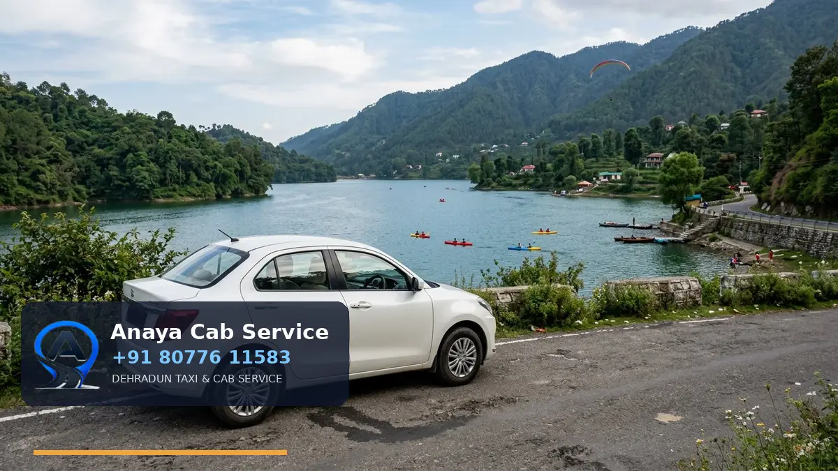 Dehradun to Naukuchiatal Taxi route