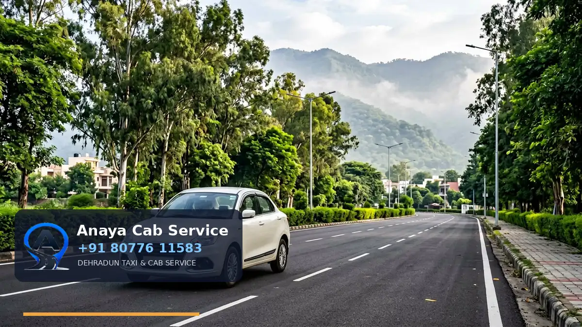 Dehradun to Panchkula Taxi route