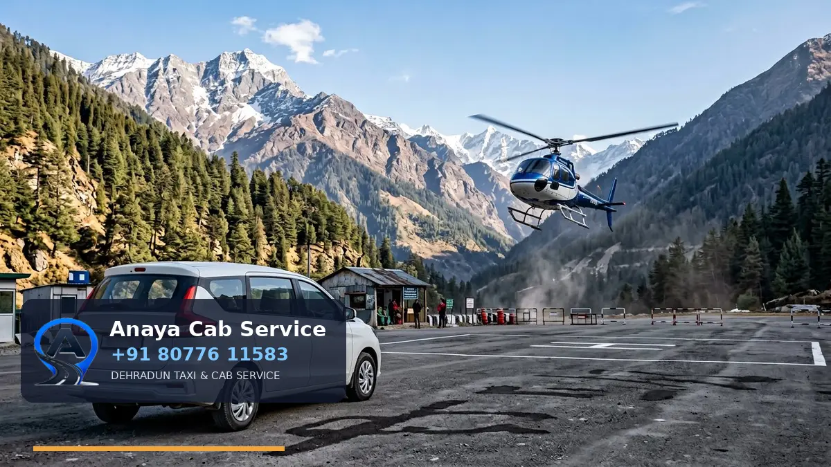Dehradun to Phata Taxi route