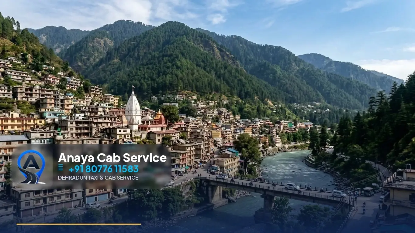 Dehradun to Uttarkashi Taxi route