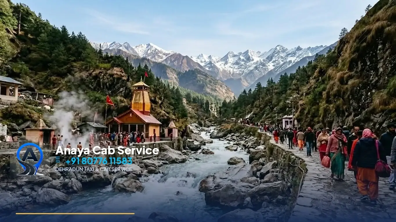 Dehradun to Yamunotri Taxi route