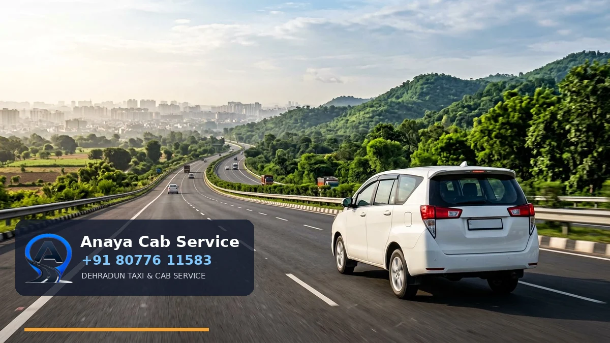 Delhi to Jim Corbett Taxi route