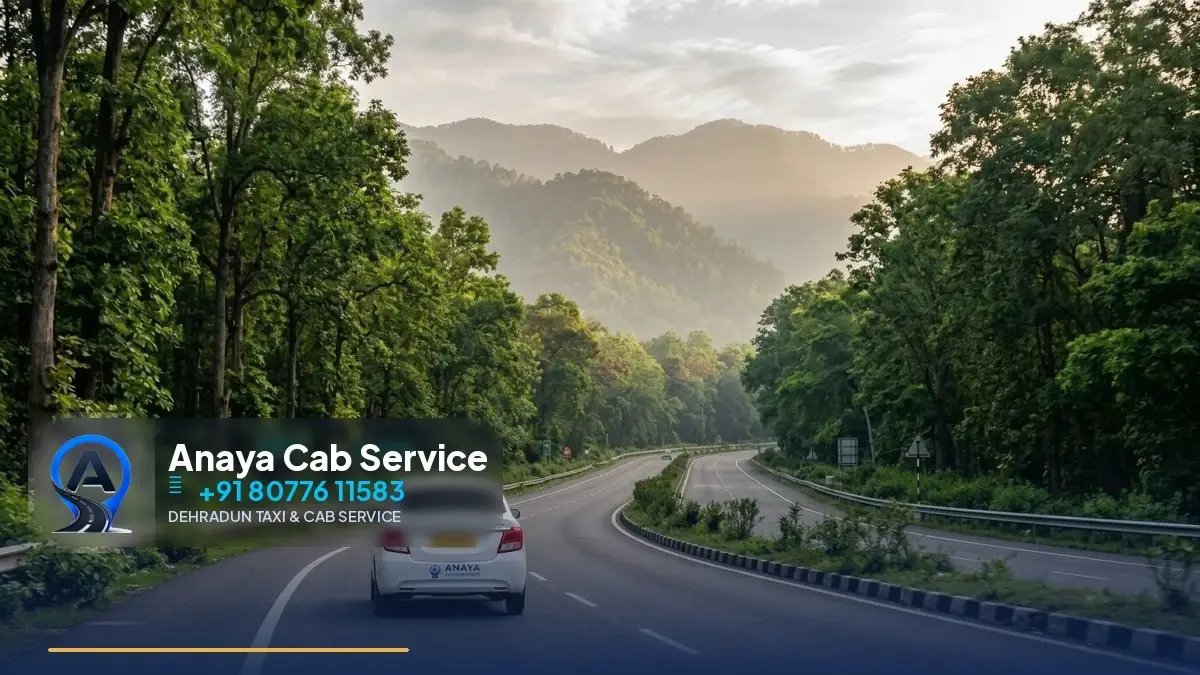 Haridwar to Dehradun Taxi route