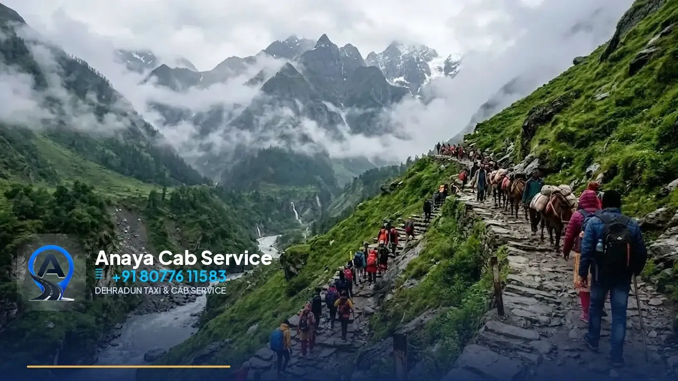 Haridwar to Kedarnath Taxi route