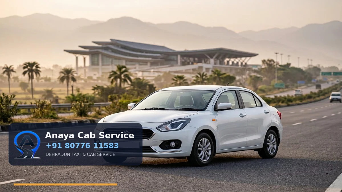 Jolly Grant Airport to Haridwar Taxi | Anaya Cab