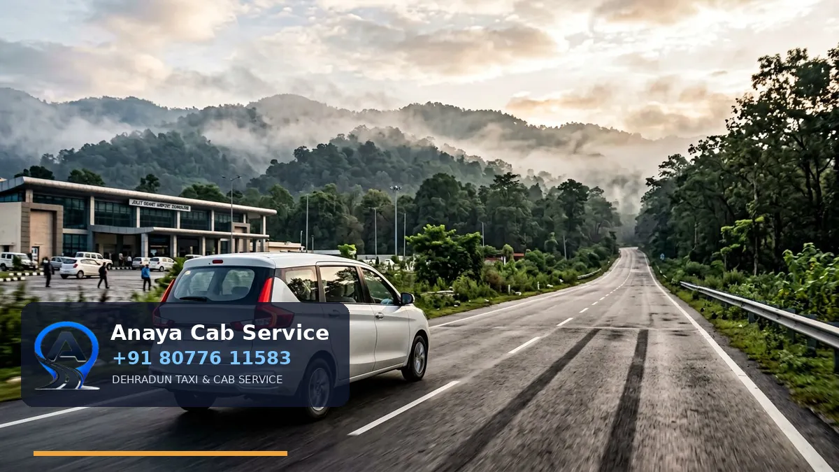 Jolly Grant Airport to Jim Corbett Taxi route