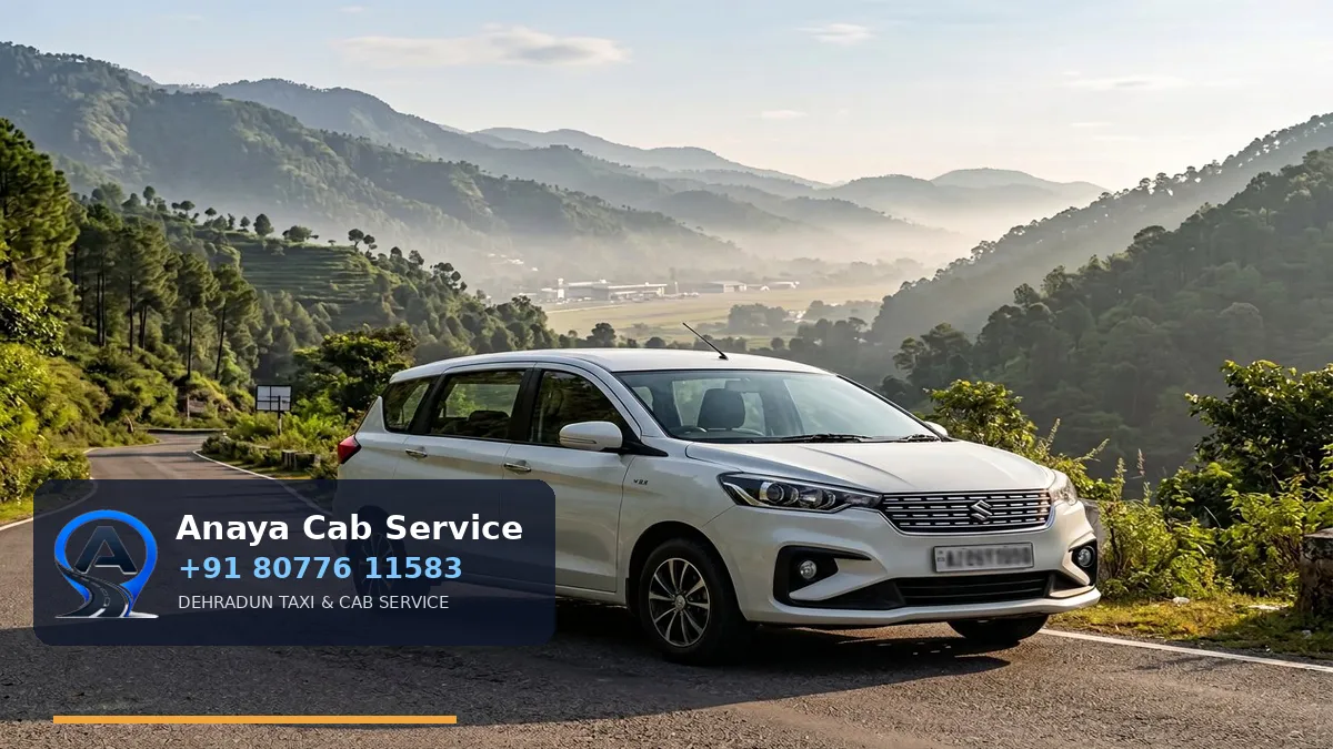 Jolly Grant Airport to Mussoorie Taxi | Anaya Cab