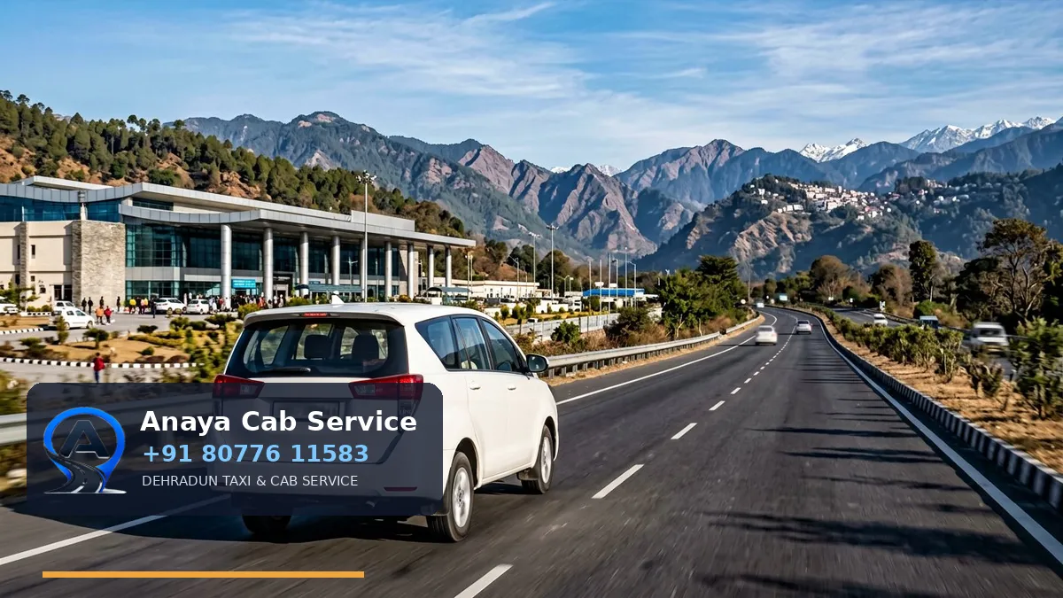 Jolly Grant Airport to Nainital Taxi route