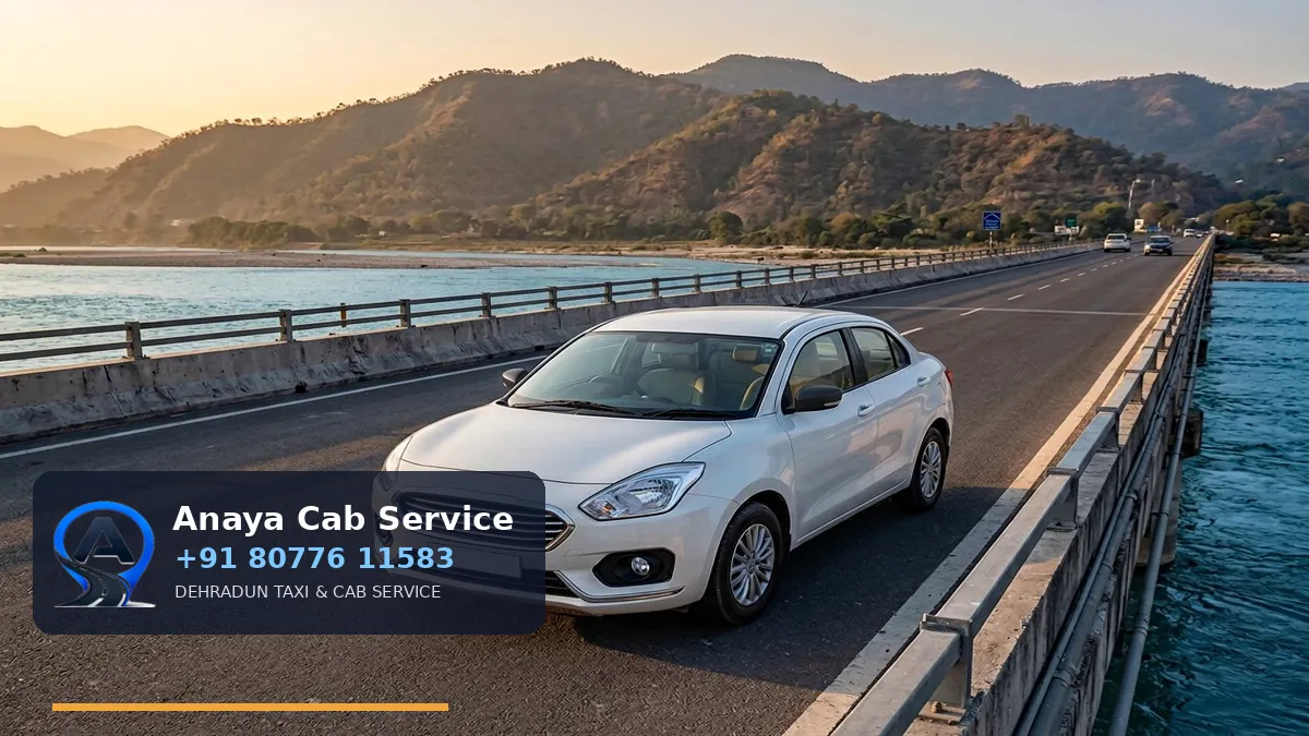 Jolly Grant Airport to Rishikesh Taxi | Anaya Cab