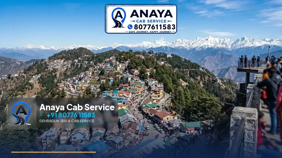 Rishikesh to Mussoorie Taxi route