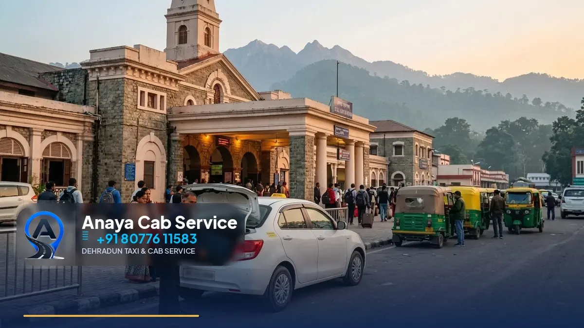 Dehradun Railway Station Taxi | 24/7 Cabs - Anaya Cab